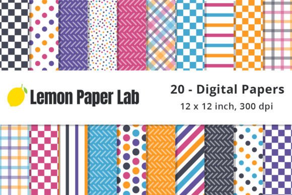 Download Check Digital Scrapbook Paper - Digital scrapbook Collection