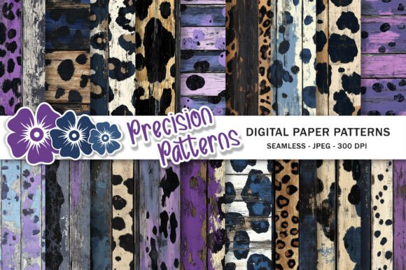 Download Shabby Chic Panther Skin Wood Textures - Premium Resources