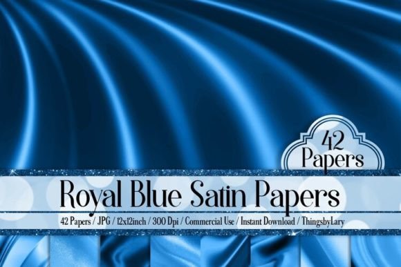 Download Royal Blue Luxury Silk Satin Papers - Satin Collection