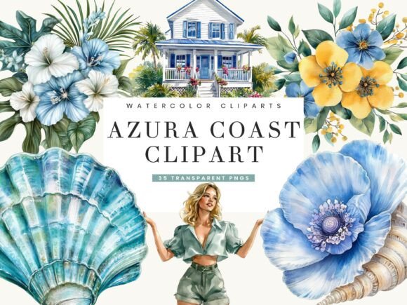 Download Sea Summer Azura Coast Clipart - Coast Collection