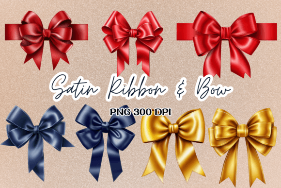 Download Satin Ribbon and Bow Clipart PNG - Premium Resources